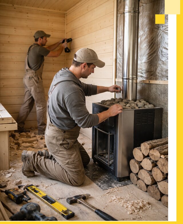 Строительство деревянных бань под ключ в Новотроицке проекты и монтаж