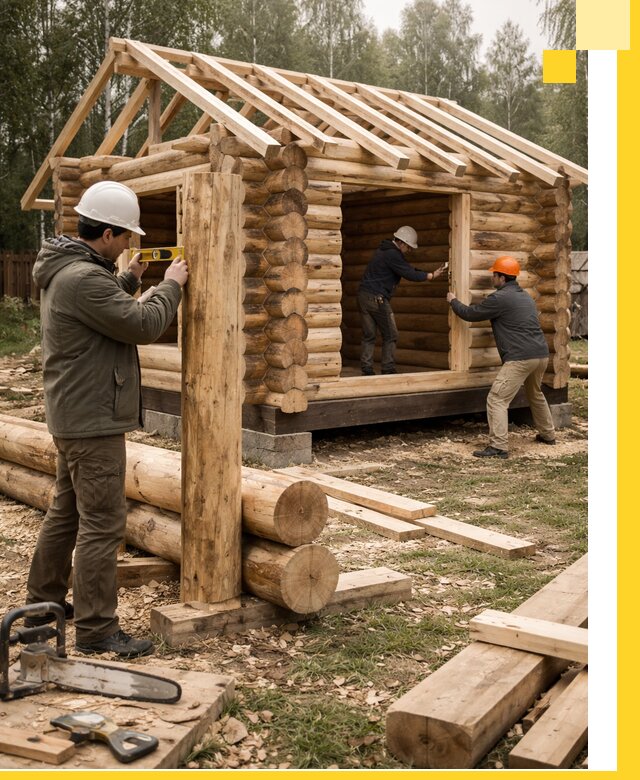 Строительство бань для дачи под ключ в Новотроицке с доставкой и монтажом