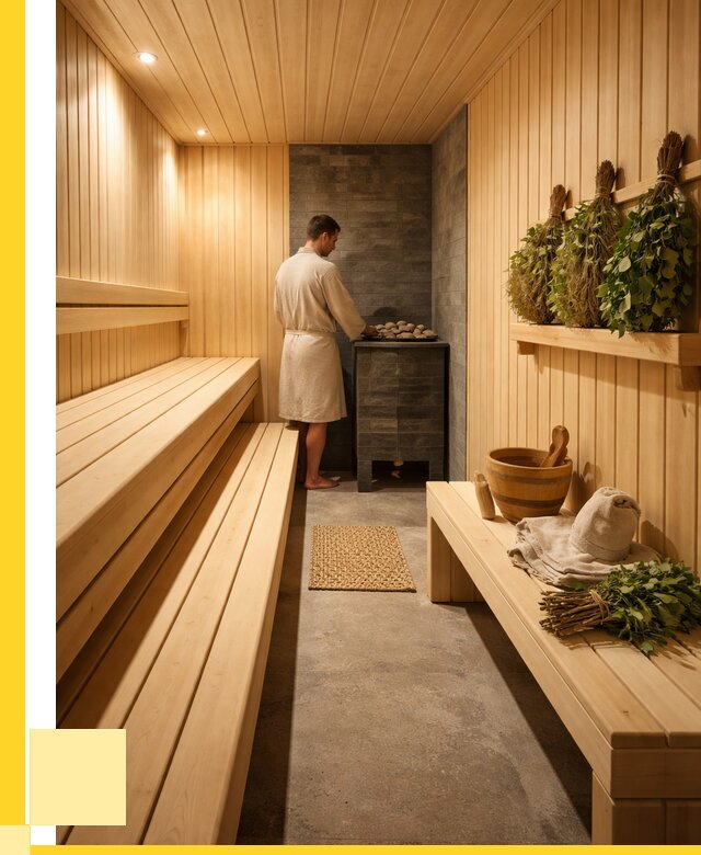 Отделка парной под ключ в Новотроицке от 366380 р. | ЭриданНвт