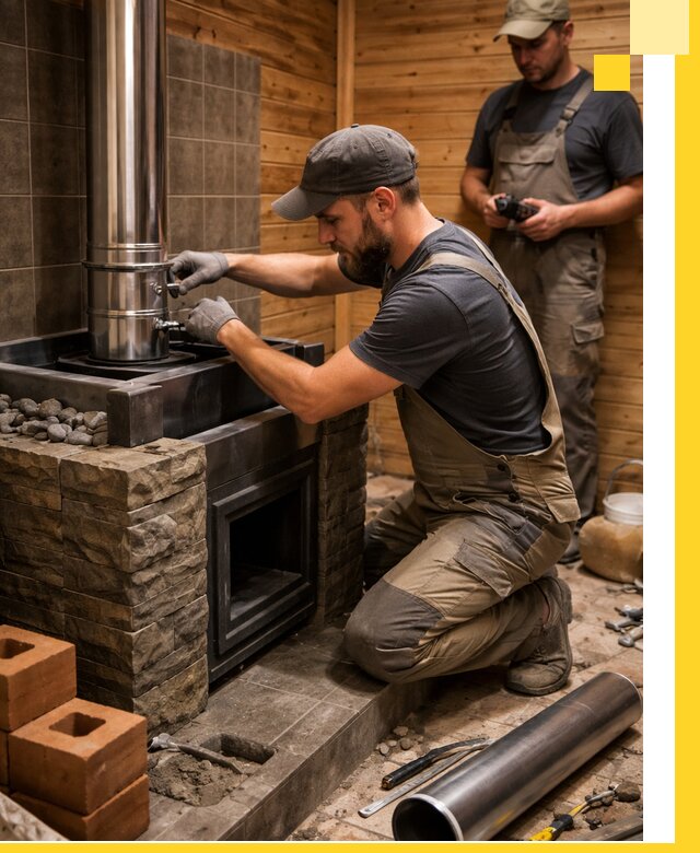 Изготовление и установка банных печей под ключ в Новотроицке