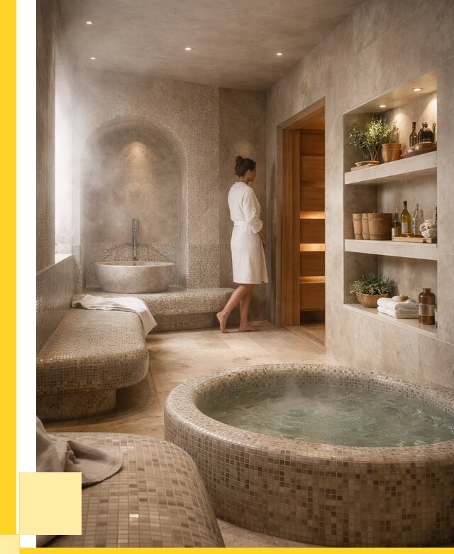 Строительство бани с хамамом в Новотроицке от 785100 р. | ЭриданНвт