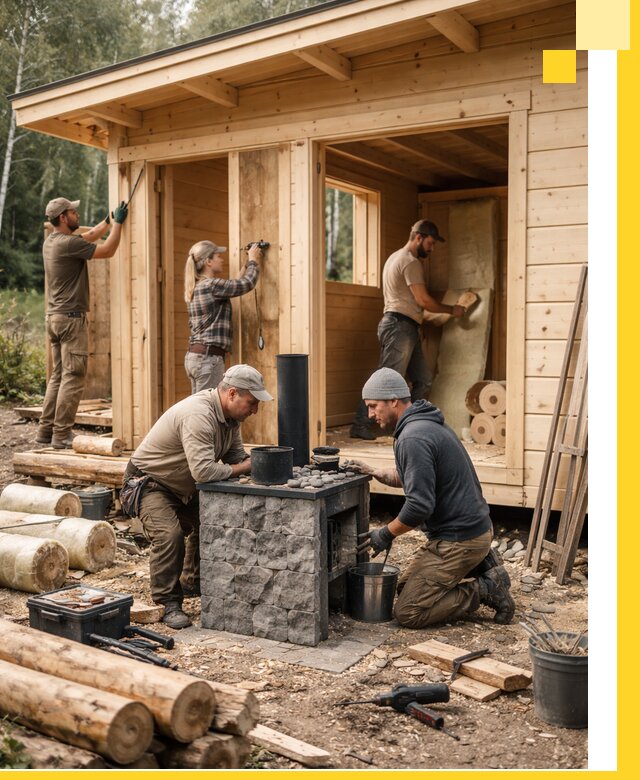 Купить баню под ключ в Новотроицке строительство монтаж отделка