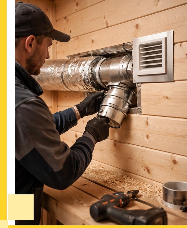 Монтаж вентиляции бани в Новотроицке от 12562 р. | ЭриданНвт