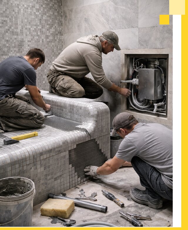 Проекты хамамов под ключ в Новотроицке и дизайн и строительство