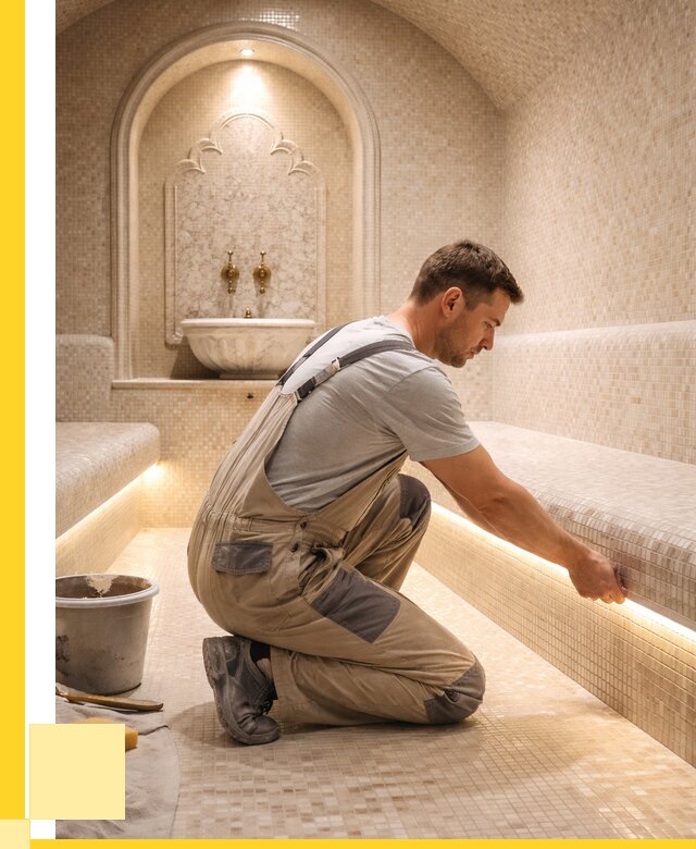 Отделка хамамов под ключ в Новотроицке от 5757 р. | ЭриданНвт