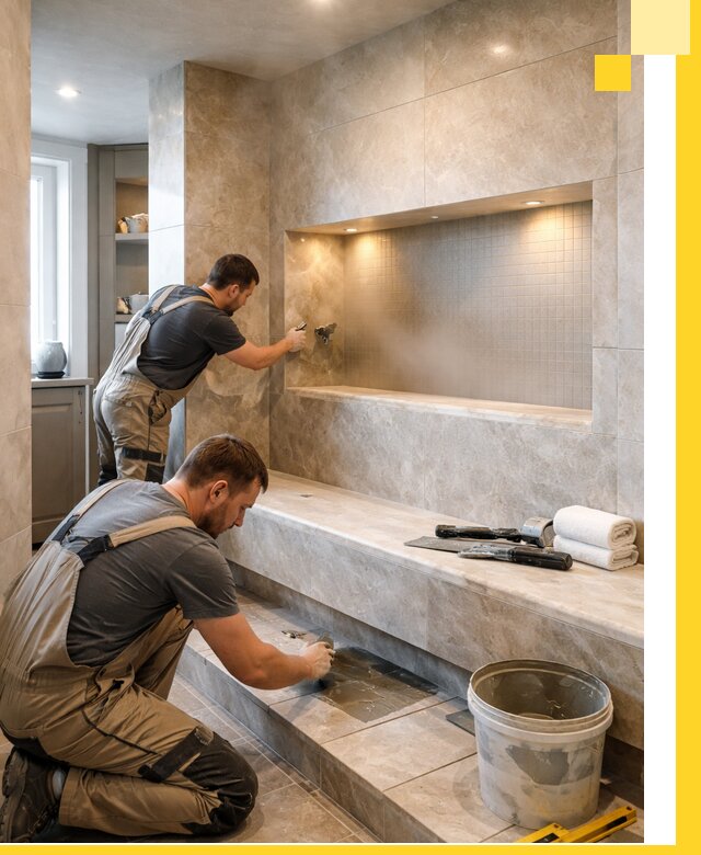 Профессиональное строительство хамама в квартире в Новотроицке