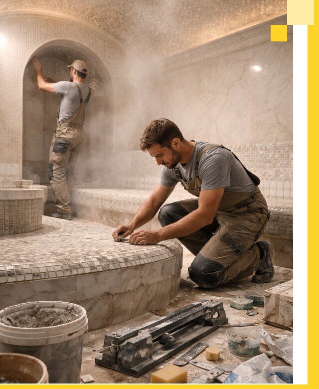 Профессиональный дизайн хамама и SPA под ключ в Новотроицке