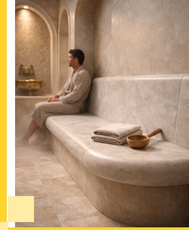 Сиденья для хамама в Новотроицке под ключ от 12562 р. | ЭриданНвт