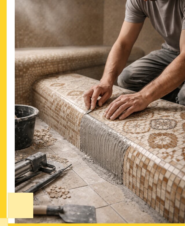 Плитка для хамама под ключ в Новотроицке от 3664 р. | ЭриданНвт