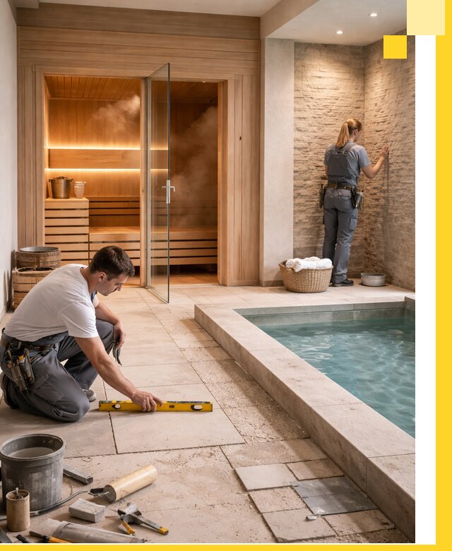 Комплексный дизайн и отделка интерьеров SPA под ключ в Новотроицке